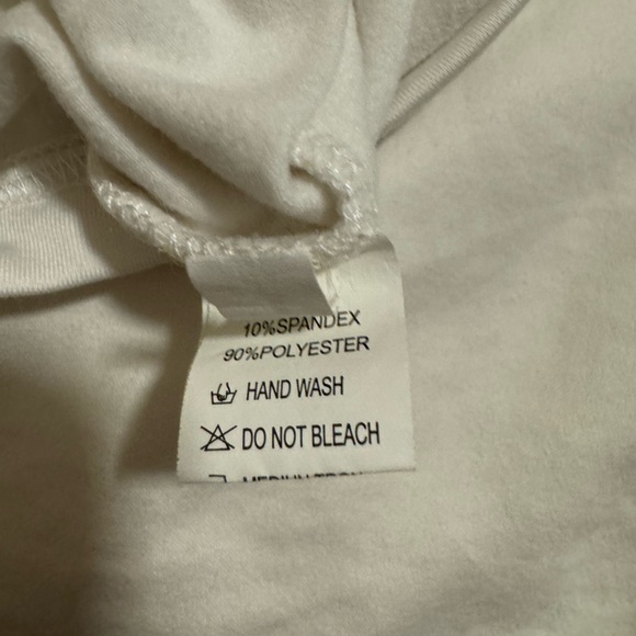 White and Blue Angel Alpha Phi Crop Top - Picture 4 of 4